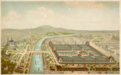 Site of the Exposition Universelle, Paris by French School